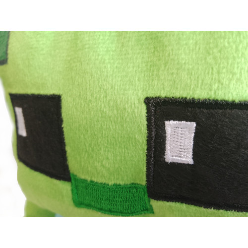 Plyšová hračka Minecraft Zombie Steve Pixel maxi 25cm