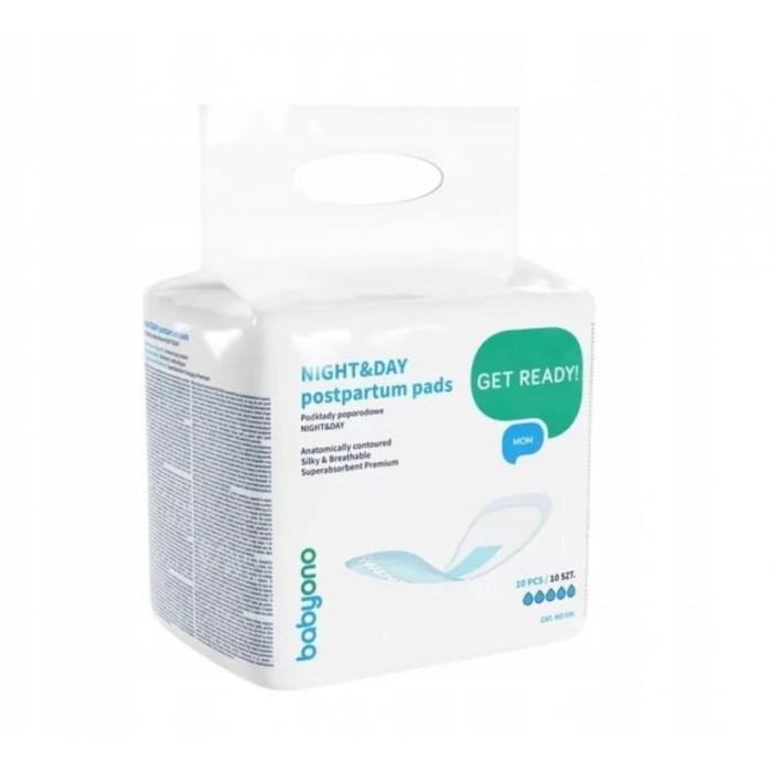 BabyOno Popôrodné vložky NIGHT&DAY - 10 ks