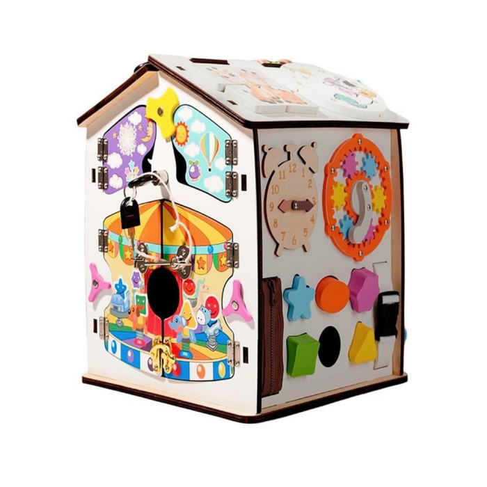 2Kids Toys Activity board Domček biely