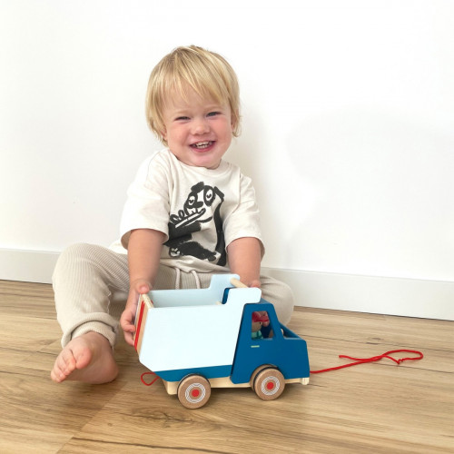 small foot Ťahacie auto sklápač