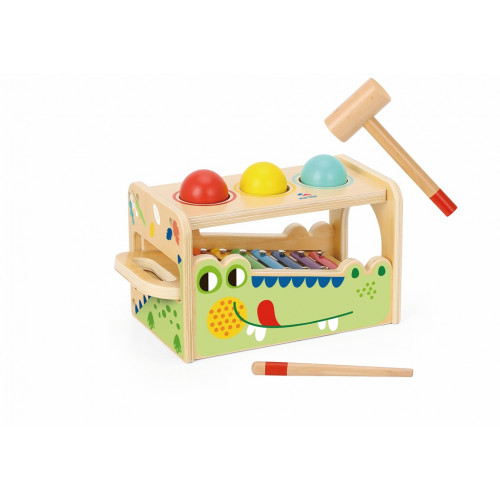 Kladivo na klince a xylofón Krokodíl
