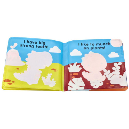 Kúzelná knižka do vane Barney&Buddy - Dinosaurus - červená