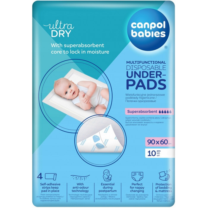 Prebaľovacie podložky CANPOL BABIES - 10ks