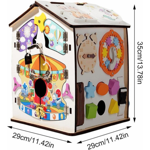 2Kids Toys Activity board Domček biely
