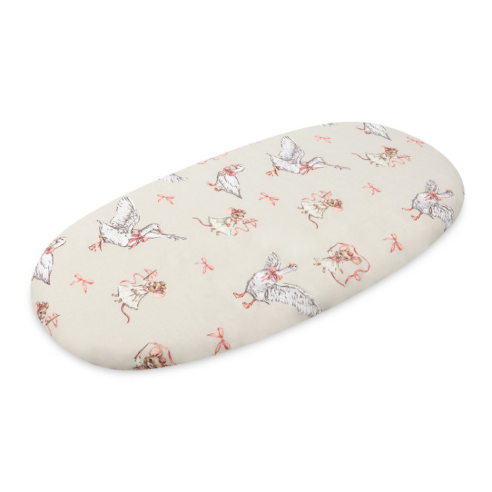 Prestieradlo do kočíka bavlnené 35×75 cm – Goose and Mouse