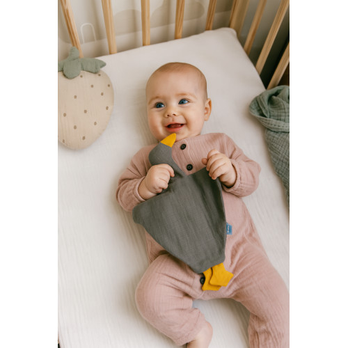 Mazlík, mušelínová plienka - Husička