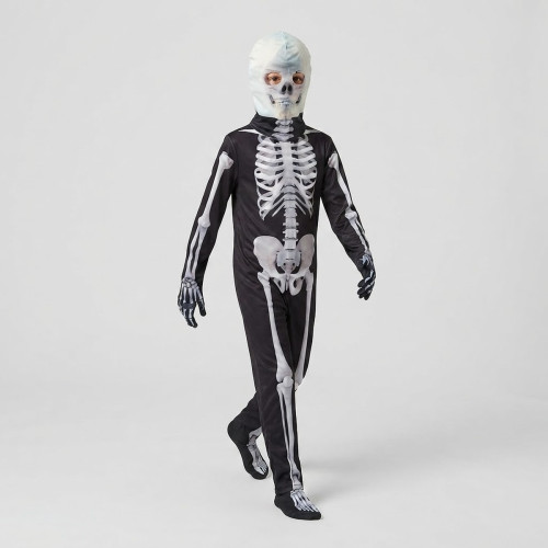 Detský karnevalový kostým kostra Scary Skeleton 122-134 L