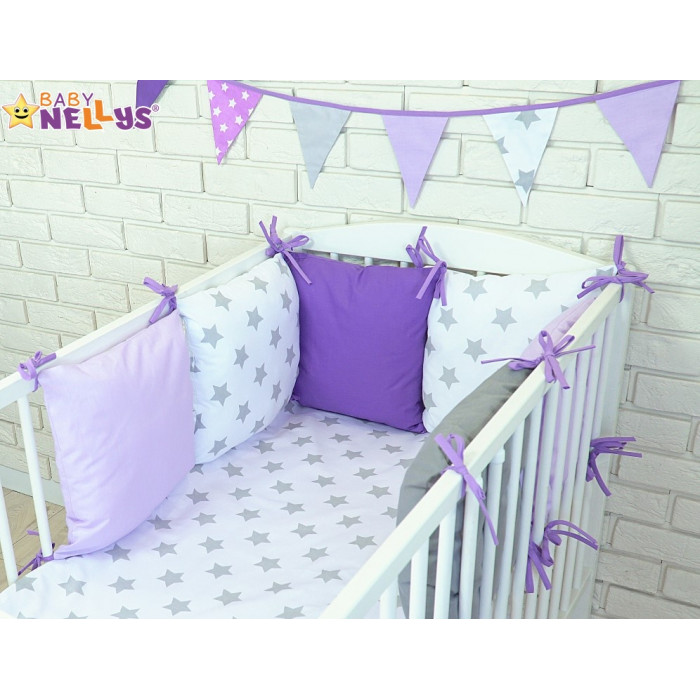 Baby Nellys Vankúšikový mantinel s obliečkami 135x100cm - č. Blo5