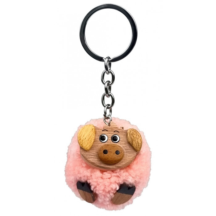 2Kids Toys Drevená kľúčenka brmbolec Prasa