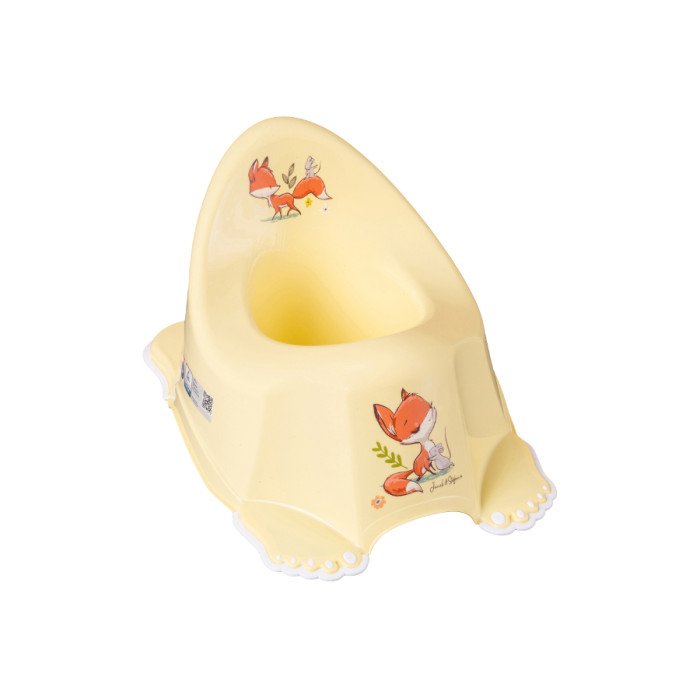 Detský nočník Tega Baby s melódiou – ergonomický, protišmykový, hudobný, žltý