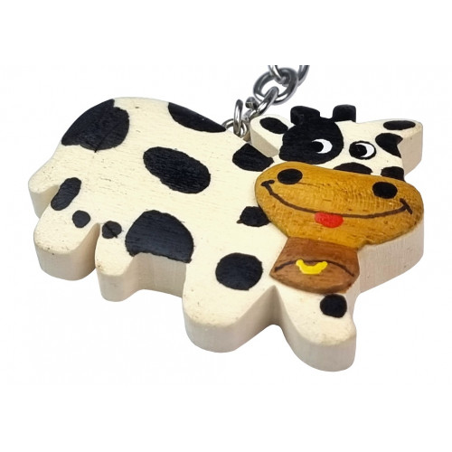 2Kids Toys Drevená kľúčenka veľká Krava