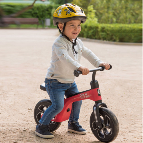 Detský balančný bicykel, odrážadlo Qplay Tech, červené