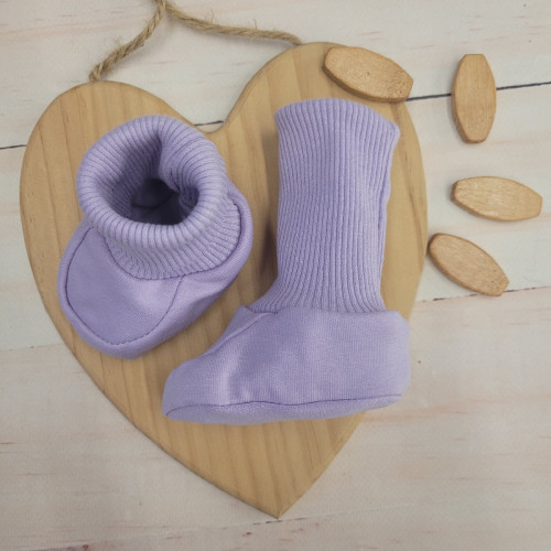 Dojčenské topánočky/ponožky soft, Kazum, lila, 68/74