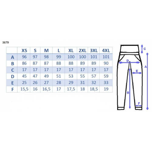 Be MaaMaa Tehotenské nohavice -  tmavý jeans