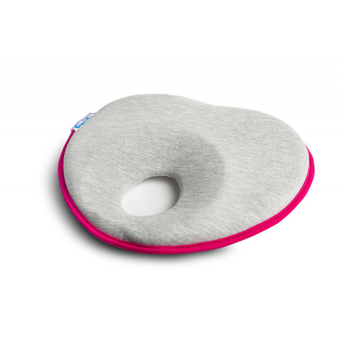 Ergonomický, tvarujúci vankúšik pre bábätko - šedý, ružový