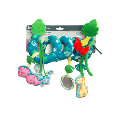 Edukačná, kontrastná špirála Colorful - Dino