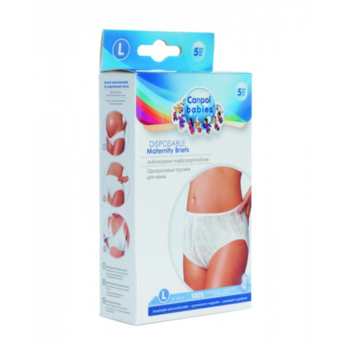 Popôrodné nohavičky M, 5ks v balení Canpol Babies