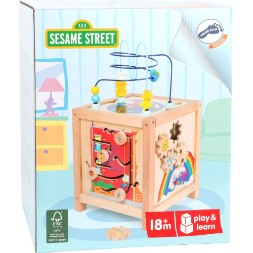 small foot Motorická kocka Sezam otvor sa!