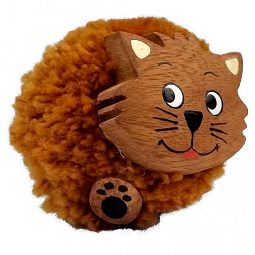 2Kids Toys Drevená magnetka veľká brmbolec Mačka