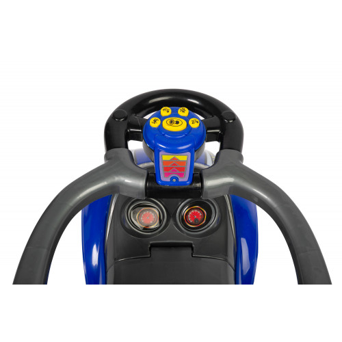 Odrážadlo Race Car 2v1 so zvukom - modré