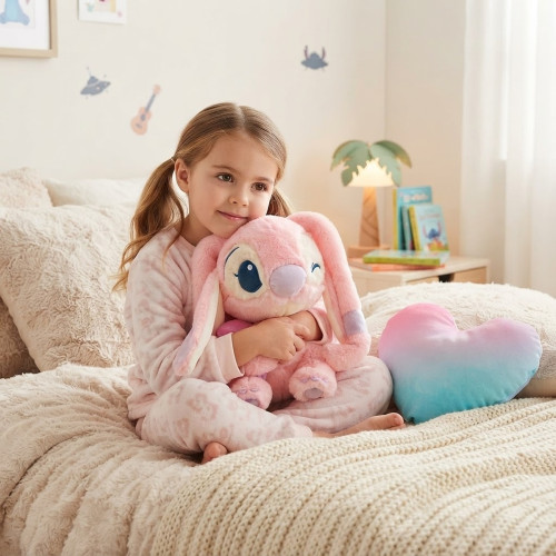 Plyšová hračka Lilo a Stitch Angel so srdiečkom Maxi 40cm
