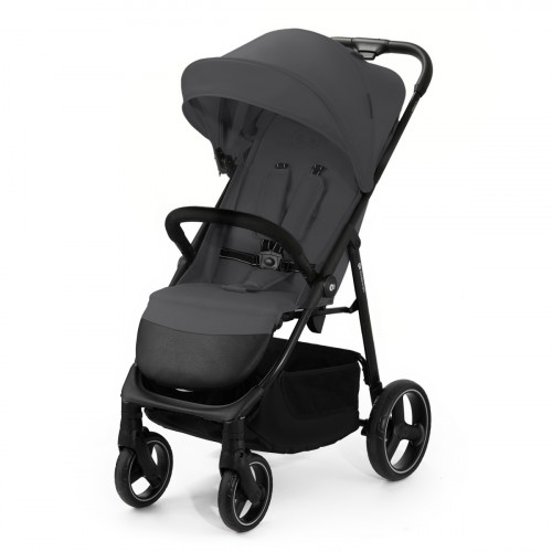 Športový kočík Kinderkraft TRIG 3 – ľahký skladací kočík do 25 kg - sivý