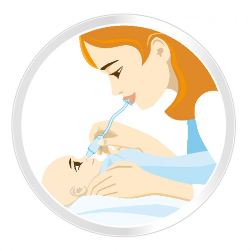 Nosová odsávačka Canpol babies - biela