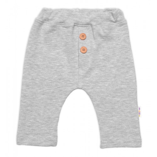 4D sada pre chlapčekov Baby Elegán - šedý melír, veľ. 68