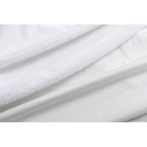 Chránič matraca do postieľky BASIC 2+1, 120x60cm, nepremokavý - biely