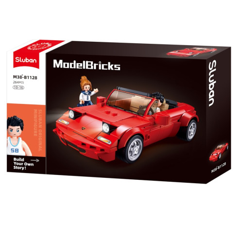 Sluban Model Bricks M38-B1128 Športové vozidlo MX5