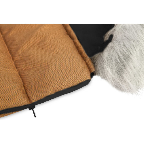 Zimný fusák s kožušinou 100x50cm, camel