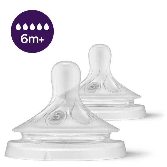 Silikónový cumlík Natural Response Avent - 6m+, 2 ks