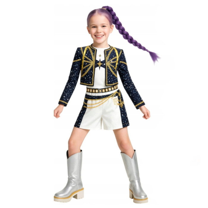 Detský kostým Demon Hunters K-pop Rumi Glamour 122-134 L