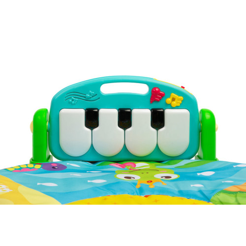 Vzdelávacia edukačná hracia podložka s hrazdičkou a so zvukmi, Safari