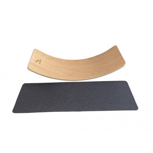 2Kids Toys Drevená hojdacia doska prírodná s plsťou