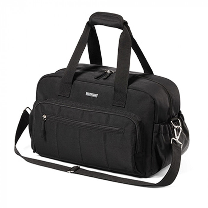 Štýlová cestovná taška nielen ku kočíku - čierna