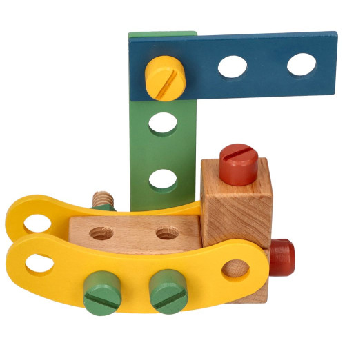 Drevená konštrukčná sada pre deti, 40 dielov Adam Toys