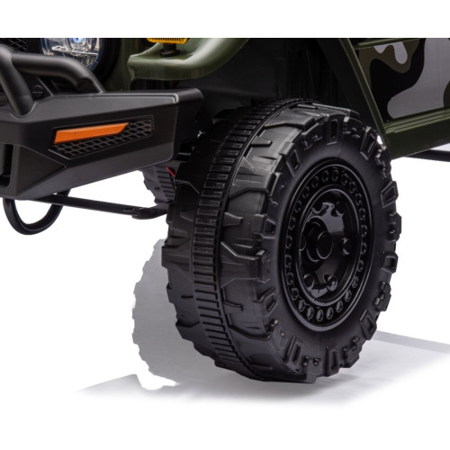 Licencované dětské elektrické SUV TOYOTA FJ CRUISER s Bluetooth a dálkovým ovládáním, army