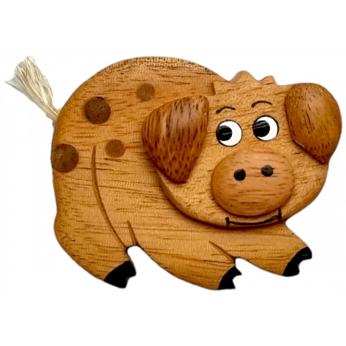 2Kids Toys Drevená magnetka veľká Prasa