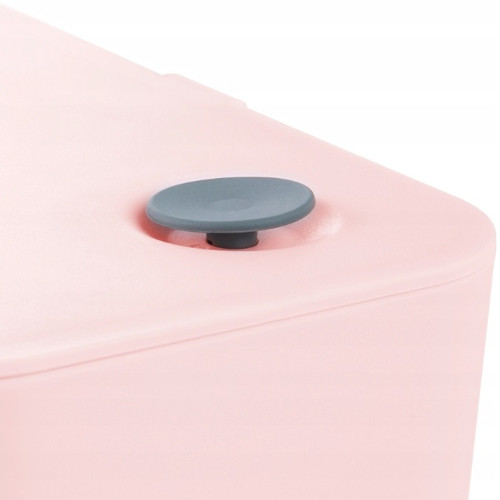 2x Svačinkový box Luna - 0,9 l, ružový