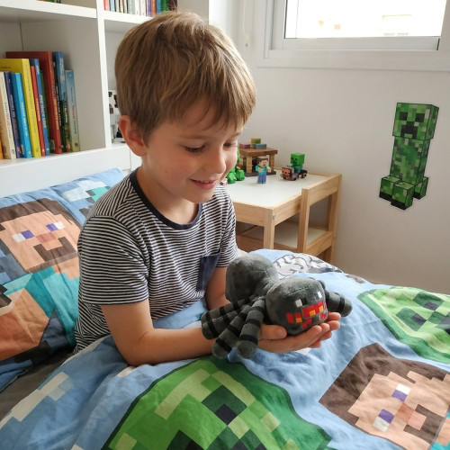 Plyšová hračka Minecraft Pavúk mini 16cm