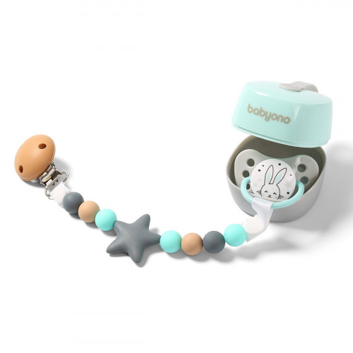 BabyOno Puzdro na cumlík Natural Nursing - mätové