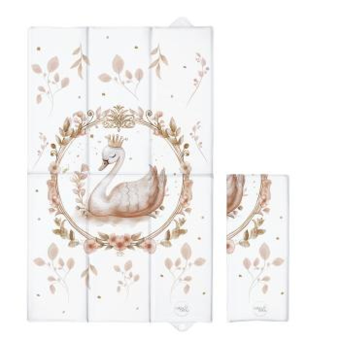 Cestovná prebaľovacia podložka 40×60 cm Basic – skladacia na cesty - Labuť