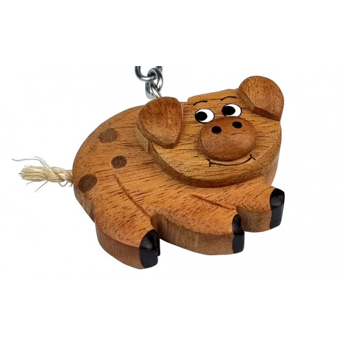 2Kids Toys Drevená kľúčenka veľká Prasa