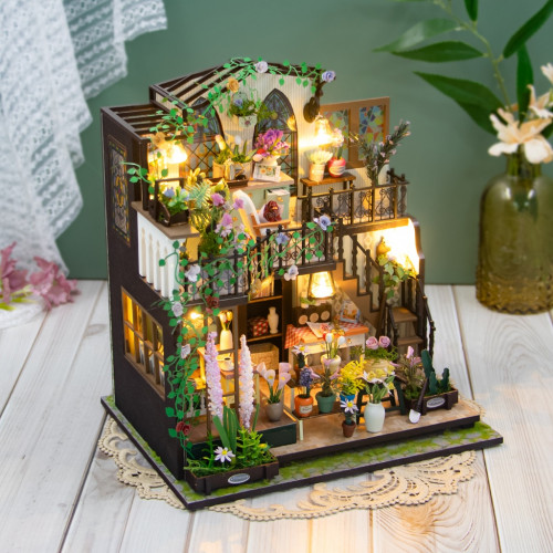 Miniatúra domčeka Darcyin kvetinový dom