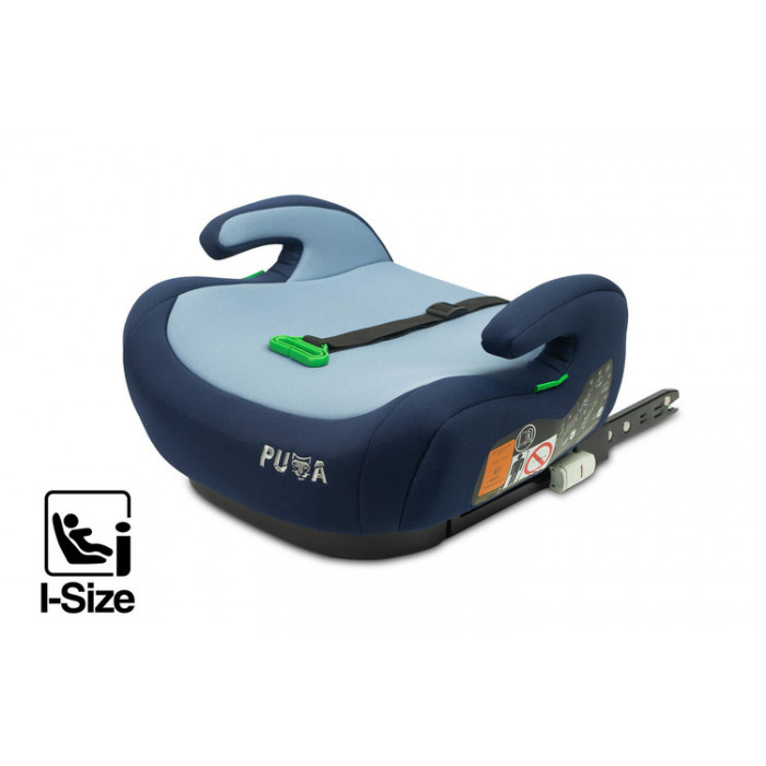 Podsedák do auta, isofix I-SIZE Puma - modrý