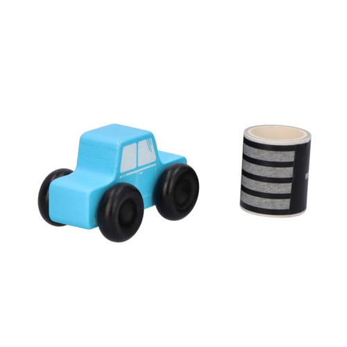 Balančná doska s plsteným povrchom a autíčkom, Adam Toys