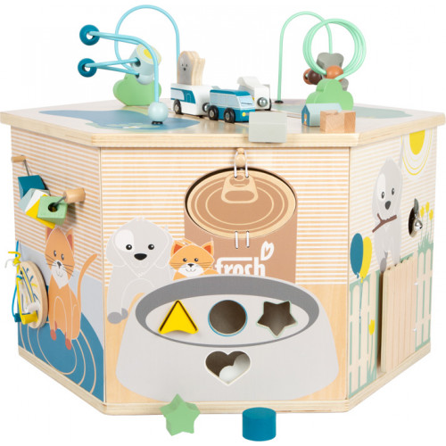 small foot Motorická interaktívna kocka Pets XXL