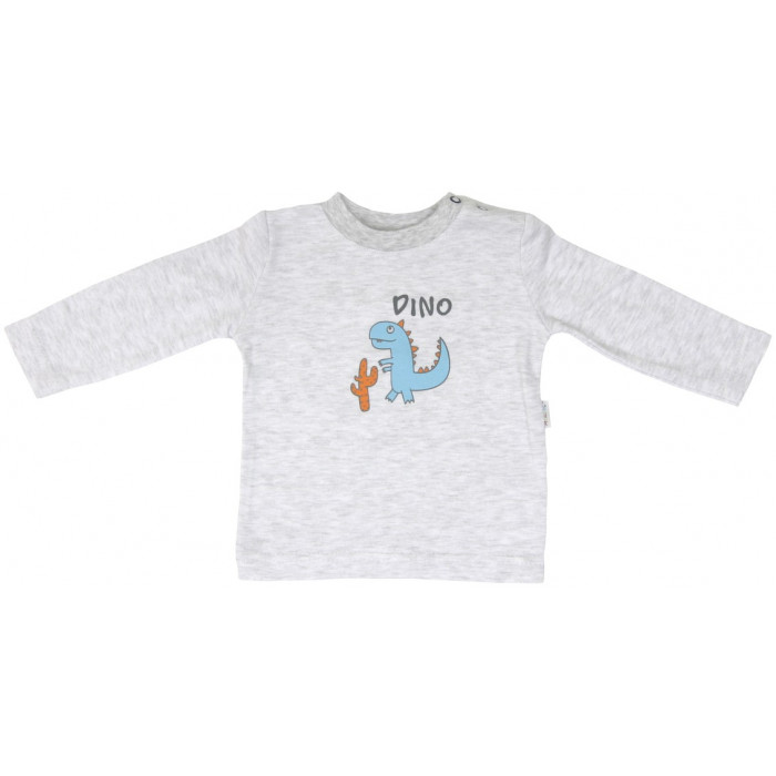 Bavlnená blúzka Mamatti DINO - dlhý rukáv