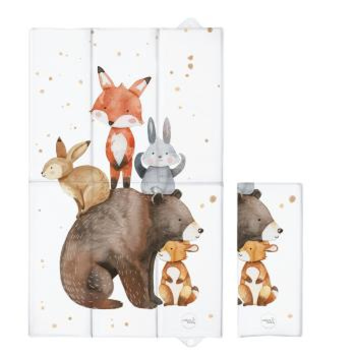 Prebaľovacia podložka cestovná (80x50) Basic - Animals